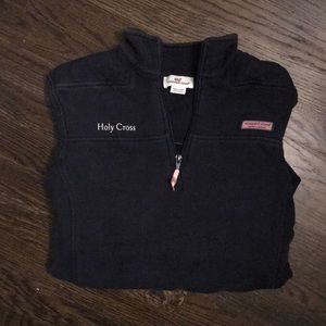 Vineyard Vines 1/4 Zip Sweatshirt- Holy Cross